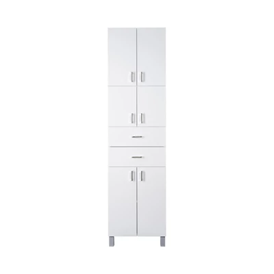 Viva STYLE fürdőszobai ÁLLÓSZEKRÉNY 192 magas POLCOS - 50 x 35 x 192 cm
