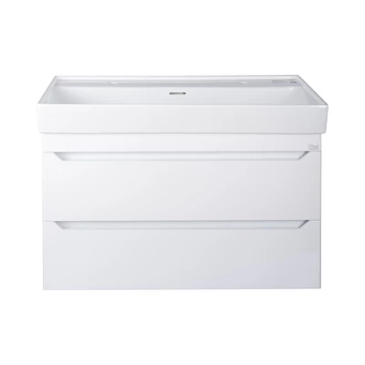 TMP SHARP 100 fali fürdőszobabútor - CeraStyle SHARP - 37600 DUPLA csaplyukas mosdóval - 100 x 48 cm